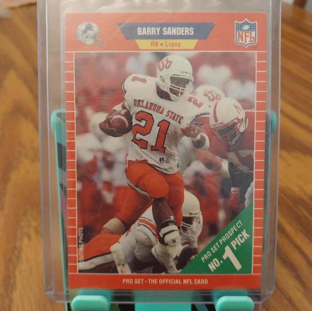 Barry Sanders rookies card